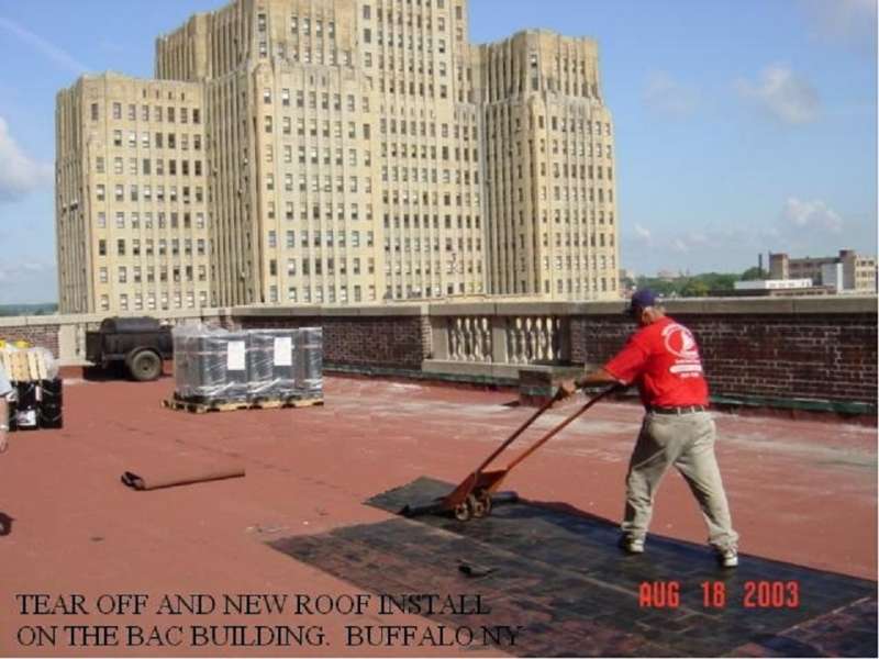 Commercial Modified Roofing in Downtown Buffalo, NY