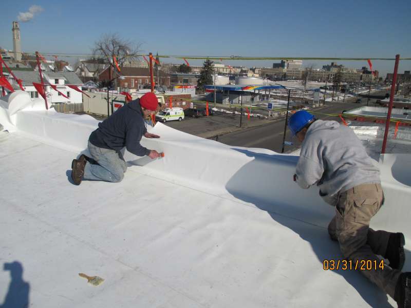 TPO Roofing Commercial Flat Roof
