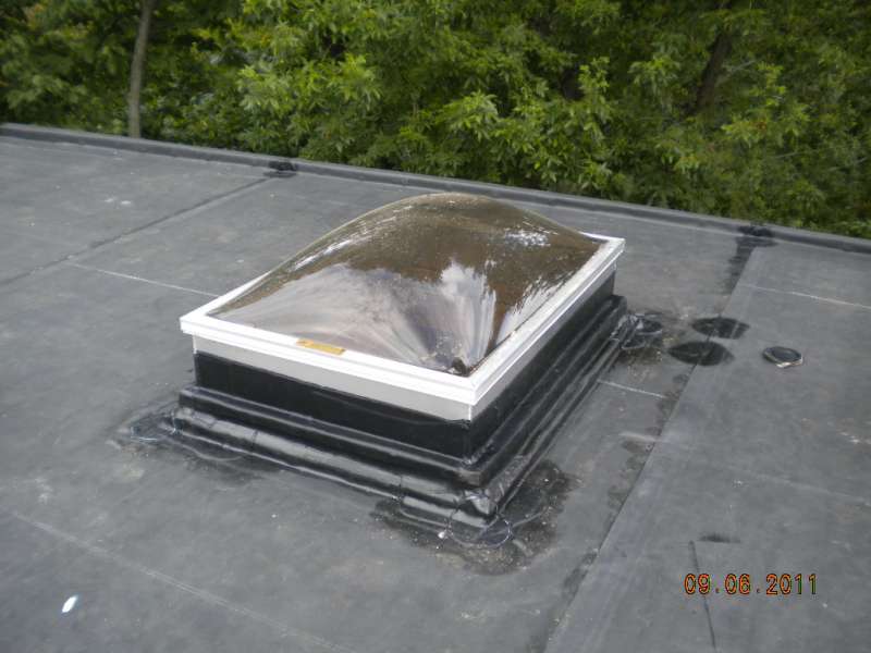 New Roof Skylight Unit Installation