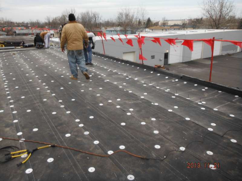 Commercial Modified Bitumen Roofing Base Sheet Attached