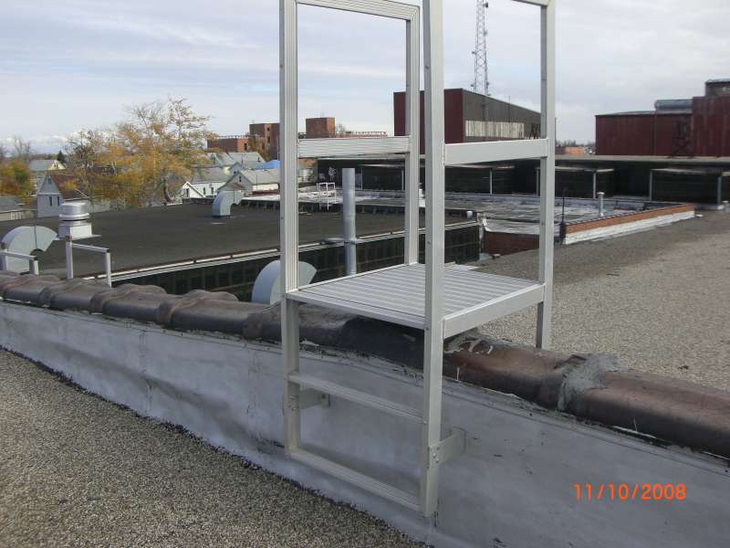 Commercial Roof Ladder Installation