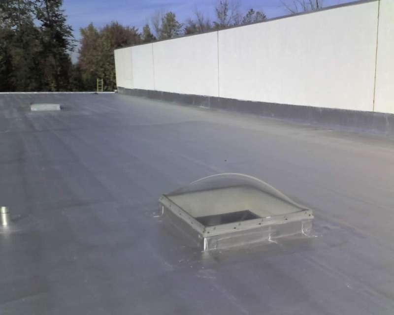 Commercial Skylight Installation On Modified Roof