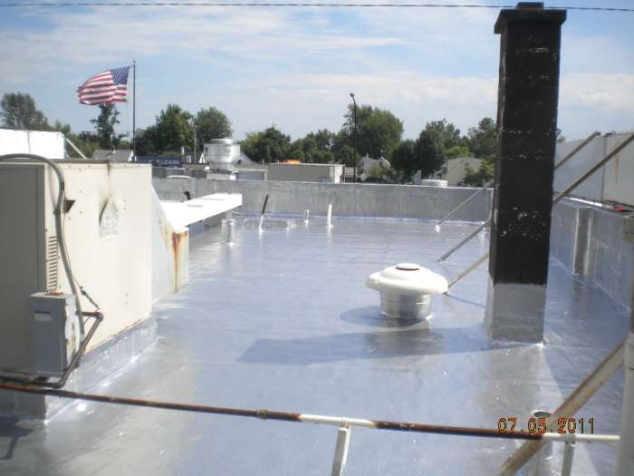 Urethane Commercial Flat Roof | Urethane Roof Coating | Roof Coating Contractor